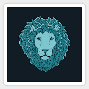 Leaf Lion Ecologic by Tobe Fonseca Magnet